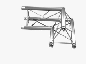 trusses square triangular beam bundle collection - 129 pcs modular 3D Model