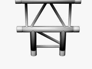 trusses square triangular beam bundle collection - 129 pcs modular Modelo 3D