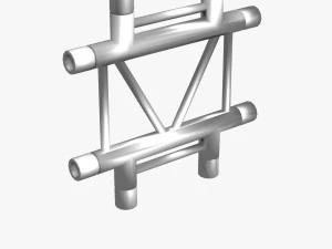 trusses square triangular beam bundle collection - 129 pcs modular 3D Model