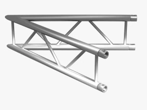 trusses square triangular beam bundle collection - 129 pcs modular 3D Model