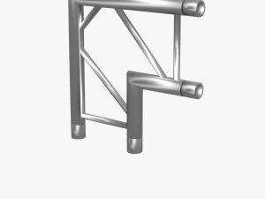 trusses square triangular beam bundle collection - 129 pcs modular 3D Model