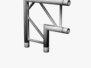 trusses square triangular beam bundle collection - 129 pcs modular 3D Model