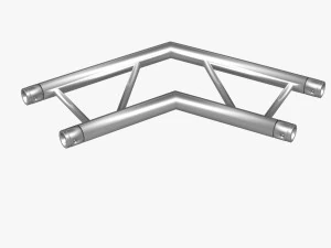 trusses square triangular beam bundle collection - 129 pcs modular 3D Model