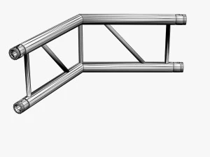 trusses square triangular beam bundle collection - 129 pcs modular 3D Model