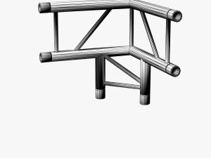 trusses square triangular beam bundle collection - 129 pcs modular 3D Model