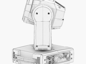 stage lighting collection 4 pieces 3D Model