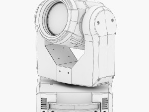 stage lighting collection 4 pieces 3D Model