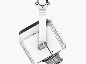 stage lighting collection 4 pieces 3D Model