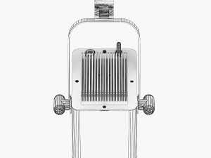 stage lighting collection 4 pieces 3D Model