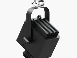 stage lighting collection 4 pieces 3D Model