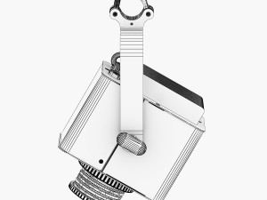 stage lighting collection 4 pieces 3D Model