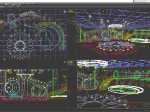virtual tv studio entertainment set 1 Modèle 3D