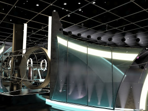 virtual tv studio entertainment set 1 Modèle 3D