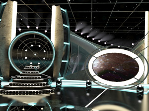 virtual tv studio entertainment set 1 Modèle 3D
