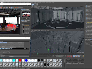 Virtual TV Studio Sets - Collection Vol 11 - 2 PCS DESIGN 3Dモデル