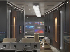 TV Studio Control Room 1 3D Model