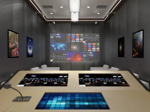 TV Studio Control Room 1 3D Model