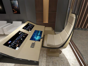 TV Studio Control Room 1 3D Model