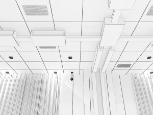 TV Studio Control Room 1 3D Model