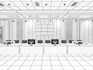Meeting Room 1 3D Model