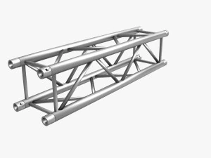 square light trusses collection - 50 pcs modular 3D Model