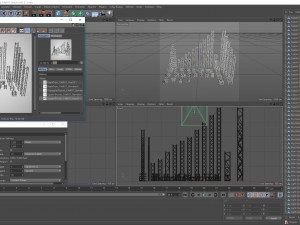 square light trusses collection - 50 pcs modular 3D Модель
