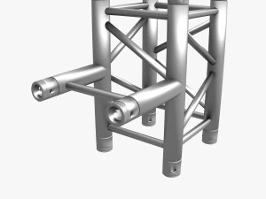 square light trusses collection - 50 pcs modular 3D Model