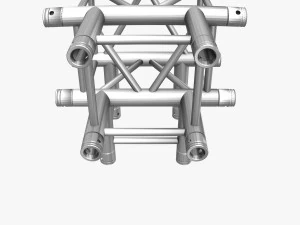 square light trusses collection - 50 pcs modular 3D Model