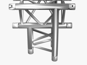 triangular trusses collection - 55 pcs modular 3D Model