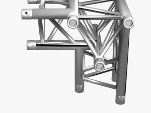 triangular trusses collection - 55 pcs modular 3D Model