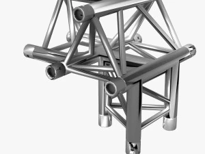 triangular trusses collection - 55 pcs modular 3D Model