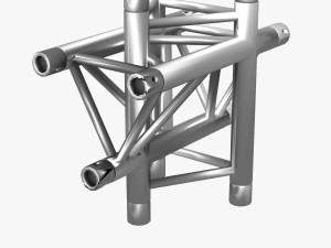triangular trusses collection - 55 pcs modular 3D Model