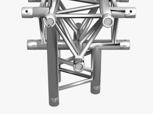 triangular trusses collection - 55 pcs modular 3D Model