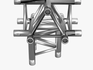 triangular trusses collection - 55 pcs modular 3D Model