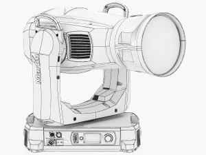 stage lighting collection 14 pieces 3D Model