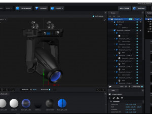 stage lighting collection 14 pieces 3D Модель