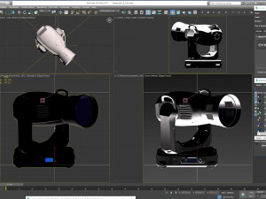 stage lighting collection 14 pieces 3D Модель
