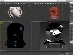 stage lighting collection 14 pieces 3D Модель