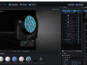 stage lighting collection 14 pieces 3D Модель