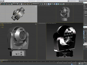 stage lighting collection 14 pieces 3D Модель