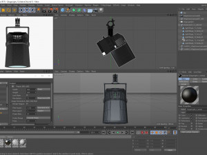 stage lighting collection 14 pieces 3D Модель