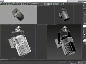 stage lighting collection 14 pieces 3D Model