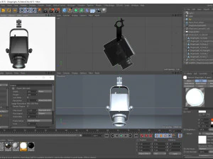 stage lighting collection 14 pieces 3D Model