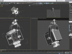 stage lighting collection 14 pieces 3D Model