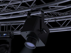 tv studio stage truss and lights 3D Model