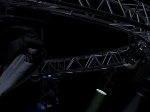 circle square truss1000cm-stage lights Model 3D
