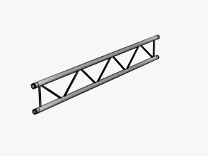 beam trusses collection - 24 pcs modular 3D Model