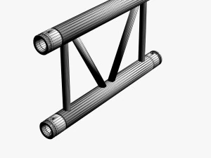 beam trusses collection - 24 pcs modular 3D Model