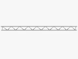 beam trusses collection - 24 pcs modular 3D Model