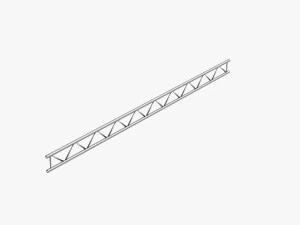 beam trusses collection - 24 pcs modular 3D Model